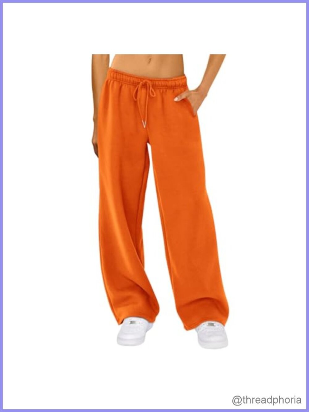High Waist Wide Leg Baggy Sweatpants Cotton Blend Athletic Joggers Lounge Pants